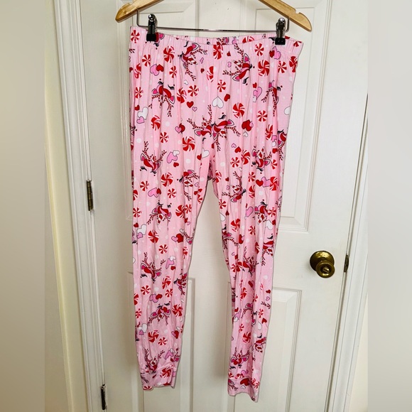 Unicorn peppermint knit pj's children's place Adult XXL - Picture 6 of 7